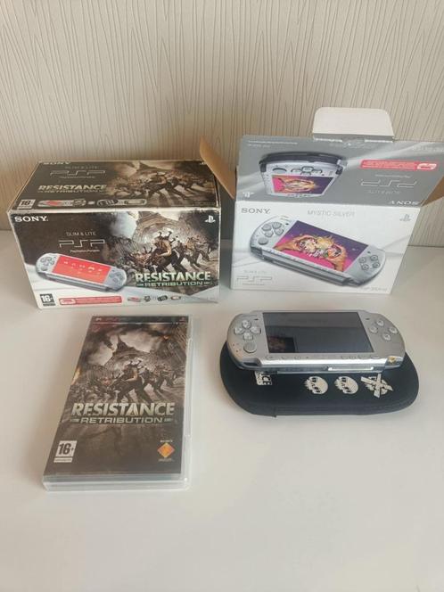 PSP-3004 “Resistance: Retribution” Bundel, Games en Spelcomputers, Spelcomputers | Sony PSP, Zo goed als nieuw, PSP 3000, Overige kleuren