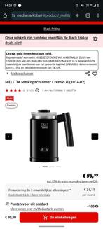 Nieuw Melitta melkopschuimer cremio ll (nog id verpakking), Elektronische apparatuur, Melkopschuimers, Ophalen, Nieuw