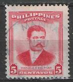 Filipijnen 1952 - Yvert 399 - Marcelo Hilario del Pilar (ST), Verzenden