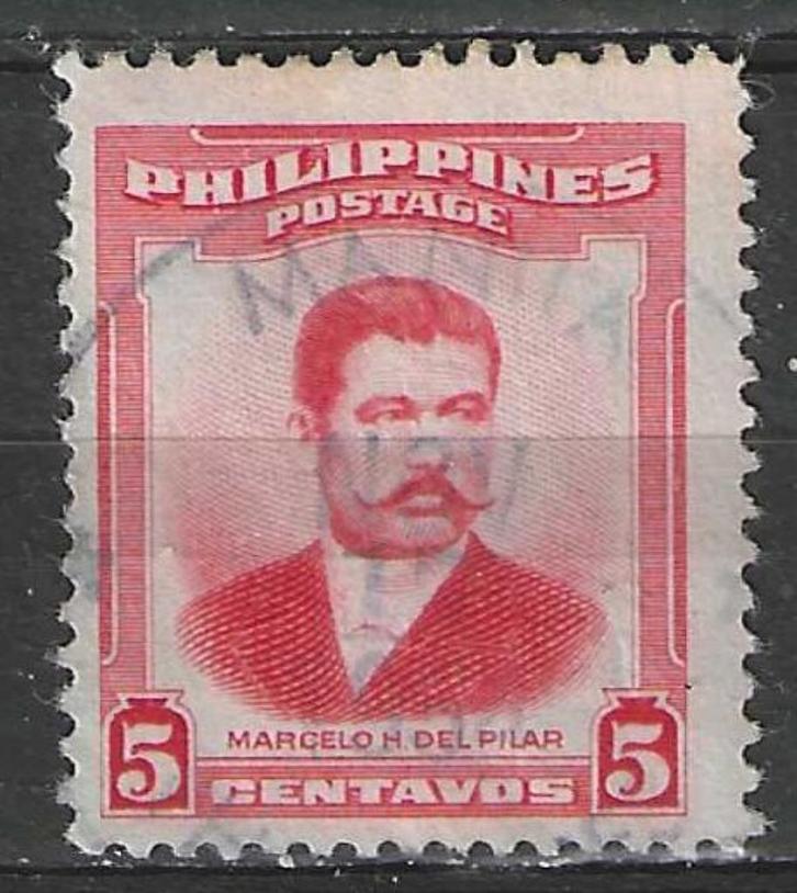 Filipijnen 1952 - Yvert 399 - Marcelo Hilario del Pilar (ST), Postzegels en Munten, Postzegels | Azië, Verzenden