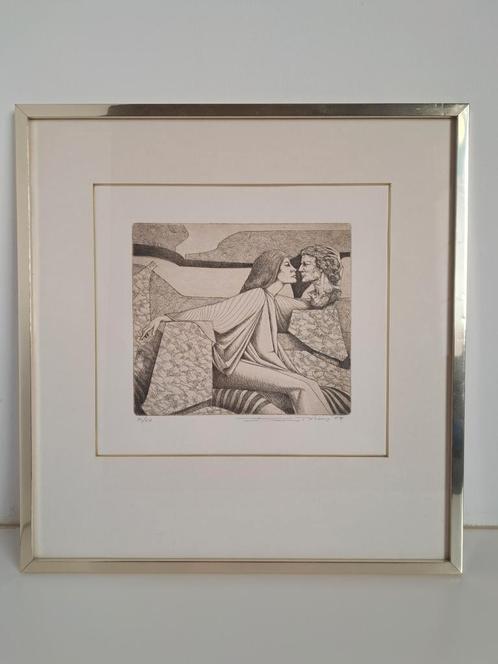Ets Danny Bloes, Antiek en Kunst, Kunst | Etsen en Gravures, Ophalen
