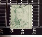 Belgische postzegel van Leopold I uit 1863, Postzegels en Munten, Koninklijk huis, Frankeerzegel, Ophalen of Verzenden, Gestempeld