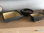 3 stenen plantenschalen. 3 stuks  nu 15€ voor de 3., Ophalen