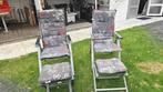 2 camping stoelen, Caravans en Kamperen, Kampeermeubelen, Ophalen, Gebruikt