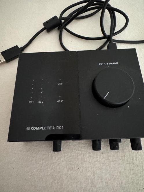 Native Instruments Komplete Audio 1 Als nieuw Thuis gebruikt, Muziek en Instrumenten, Midi-apparatuur, Zo goed als nieuw, Ophalen of Verzenden