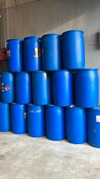 Futs plastique 200 litres vides., 150 liter of meer, Ophalen, Zo goed als nieuw, Kunststof