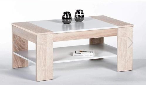 Table basse en chêne clair, Maison & Meubles, Tables | Tables de salon, Moins de 50 cm, 50 à 100 cm, 50 à 100 cm, Rectangulaire