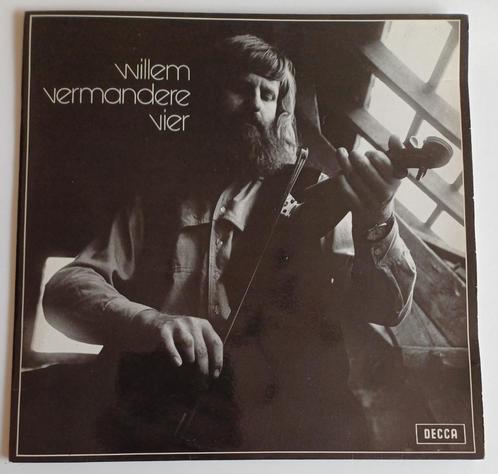 LP Willem Vermandere 1973 Vier, CD & DVD, Vinyles | Néerlandophone, Utilisé, Musique régionale, 12 pouces, Enlèvement ou Envoi