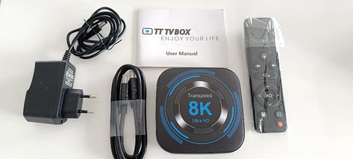Android TV Box 12.0 4GB/32GB/8K (nieuw), Audio, Tv en Foto, Mediaspelers, Nieuw, HDMI, Ophalen of Verzenden