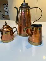 Koperen koffiekan set, Ophalen, Koper