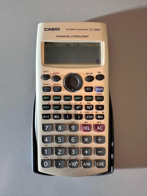 Casio Financial Consultant FC 100V rekenmachine, Diversen, Rekenmachines, Zo goed als nieuw, Ophalen of Verzenden