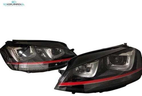 Volkswagen Golf 7 Bi-Xenon LED GTI Rood Koplampen Set 5G1941, Auto-onderdelen, Verlichting, Volkswagen, Gebruikt, Herkomst onderdeel bekend