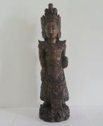 DAME ANCIENNE EN BOIS DE BALI (4075), Antiquités & Art, Enlèvement