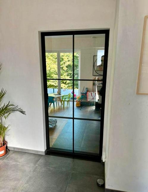 Porte Métallique Simple à Ouverture, Doe-het-zelf en Bouw, Raamkozijnen en Schuifdeuren, Zo goed als nieuw, Overige typen, Metaal