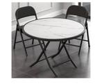 Promo! Table pliante 80cm, Enlèvement, Comme neuf