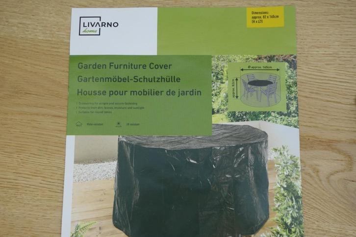 Tuinmeubelhoes voor ronde tafel (Ø 165 cm H 82 cm) NIEUW!, Tuin en Terras, Tuinmeubel-accessoires, Nieuw, Ophalen