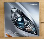 Lexus SC 430 brochure NL 2005, Comme neuf, Autres marques, Enlèvement ou Envoi