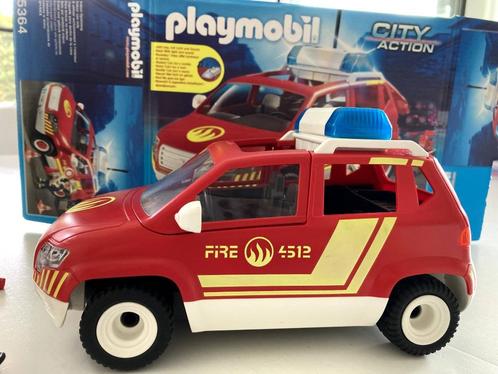 Playmobil City action Brandweer Commandowagen 5364, Kinderen en Baby's, Speelgoed | Playmobil, Zo goed als nieuw, Complete set