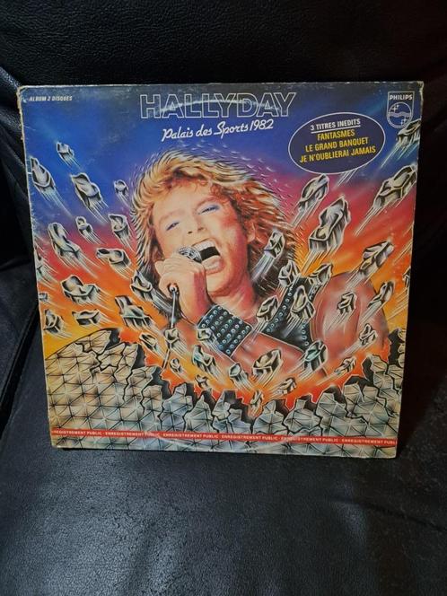 Halliday in het Palais des Sports 1982, Cd's en Dvd's, Vinyl | Rock, Gebruikt, Rock-'n-Roll, Ophalen of Verzenden