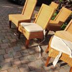 6 stoelen, Huis en Inrichting, Stoelen, Ophalen, Riet of Rotan, Gebruikt, Overige kleuren
