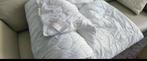 Grand édredon blanc., Enlèvement ou Envoi, Utilisé, Couverture ou Couette, Blanc