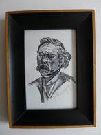 J.DESTREE. houtskooltekening gesigneerd Albert Chavepeyer, Ophalen of Verzenden