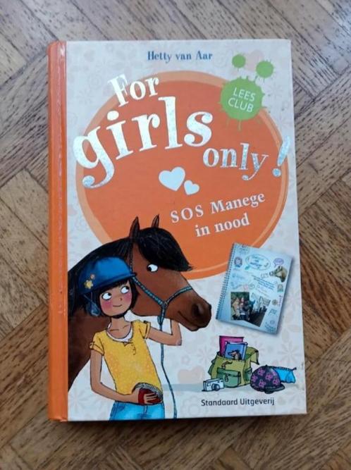 Hetty van Aar: For girls Only: SOS manege in nood!, Boeken, Kinderboeken | Jeugd | 10 tot 12 jaar, Gelezen, Ophalen of Verzenden