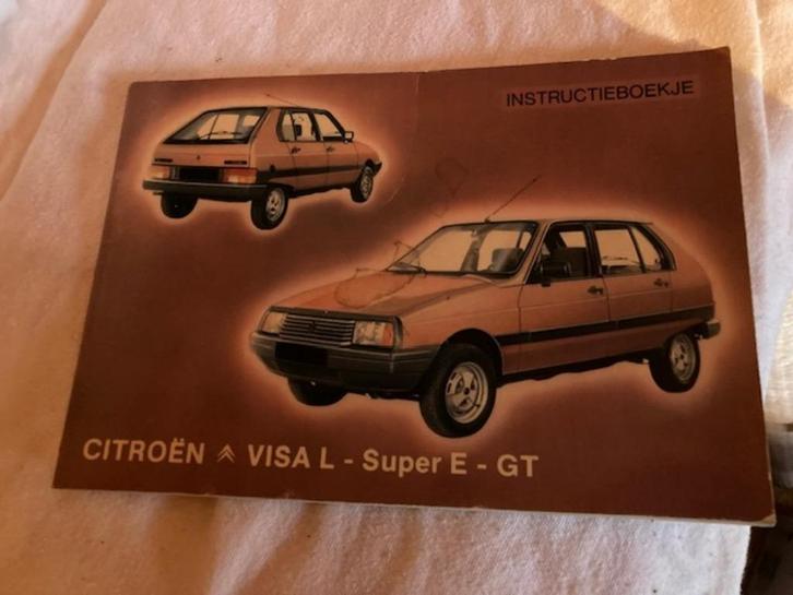 Instructieboekje Citroen Visa, Autos : Divers, Modes d'emploi & Notices d'utilisation, Enlèvement ou Envoi