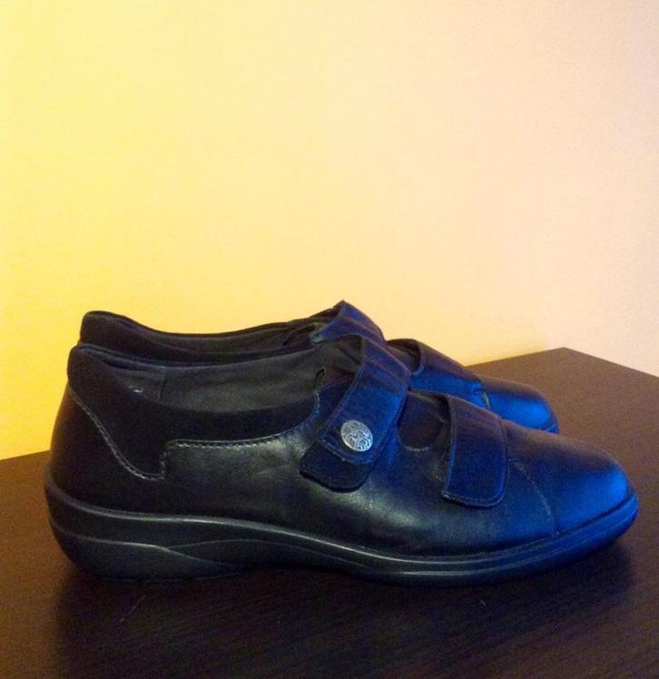 Solidus leren damesschoenen 41, Kleding | Dames, Schoenen, Nieuw, Zwart, Ophalen of Verzenden