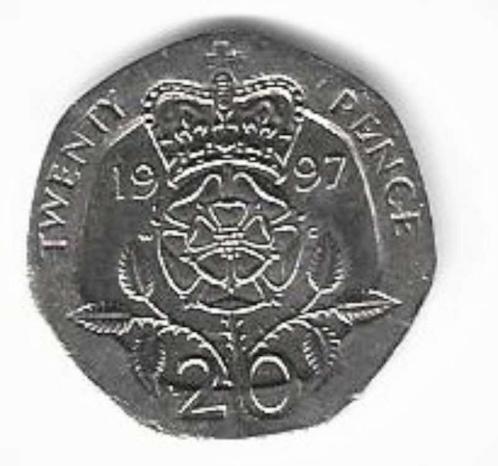 Munt UK 20 Pence (Elisabeth II) 1997 Pr, Timbres & Monnaies, Monnaies | Europe | Monnaies non-euro, Monnaie en vrac, Autres pays