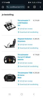 Thrustmaster T300 + LCM pedalen  + extra F1 stuur + stoel, Games en Spelcomputers, Ophalen, Zo goed als nieuw, PlayStation 5