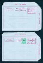 Set van 9 Belgische aerogrammen (nieuw)., Luchtvaart, Verzenden, Postfris, Postfris