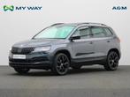 Skoda Karoq Karoq 1.5 TSI ACT Clever DSG, Karoq, SUV of Terreinwagen, Zilver of Grijs, Lederen bekleding