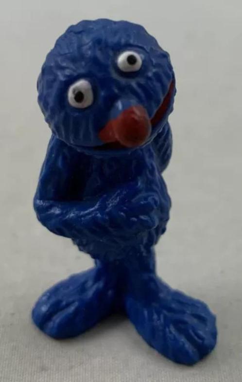 Figurine Heimo Minimins Sesame Street Grover, vintage 1974-1, Collections, Jouets miniatures, Comme neuf, Envoi