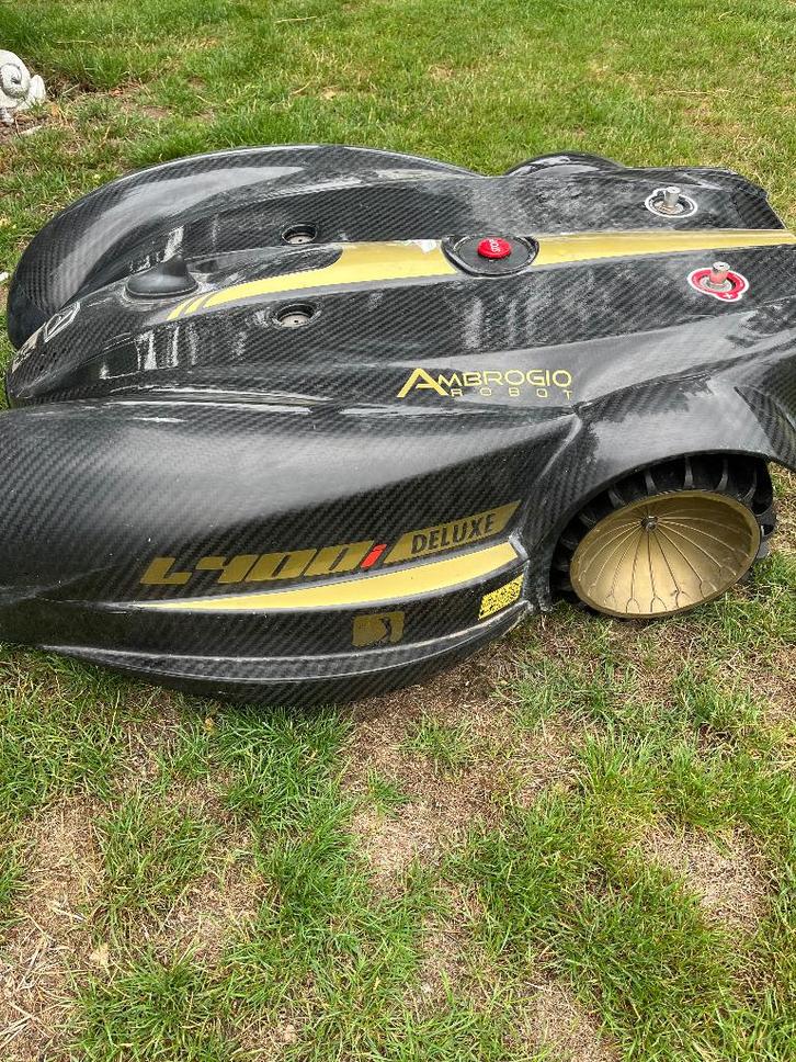 Robotmaaier ambrogio, Tuin en Terras, Robotmaaiers, Zo goed als nieuw, Meer dan 25 cm, Met regensensor, Bestuurbaar via app, Ophalen