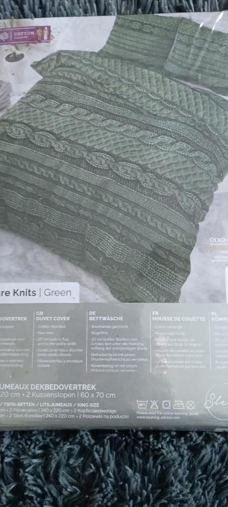 2 stuks XL dekbedovertrek + kussenslopen, Maison & Meubles, Chambre à coucher | Linge de lit, Neuf, Housse de couette, Deux personnes