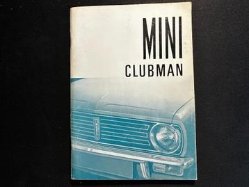 Manuel d'utilisation du Mini Clubman, Autos, Achat, Clubman, Particulier, Essence