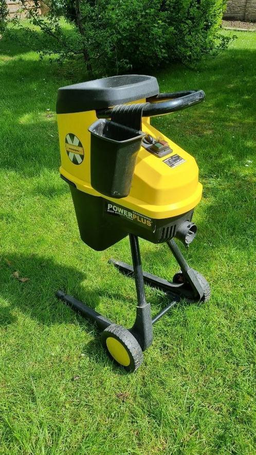 Hakselaar geluidsarm Powerplus, Tuin en Terras, Hakselaars, Gebruikt, Ophalen