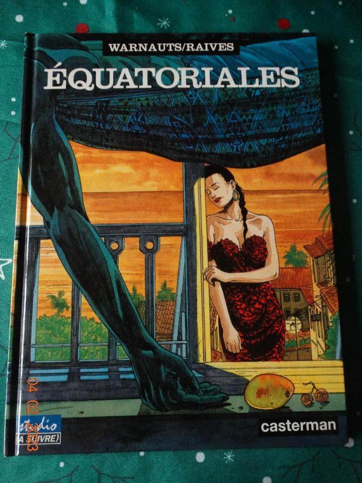 Bd - DEDICACE - EQUATORIALES - WARNAUTS - 1994, Boeken, Stripverhalen, Gelezen, Eén stripboek, Ophalen of Verzenden