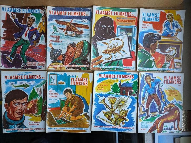 8 Vlaamse Filmpjes uit jaren ’60, Boeken, Kinderboeken | Jeugd | 10 tot 12 jaar, Gelezen, Ophalen of Verzenden