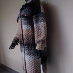 Warme lange winterjas/pull.Made in Italy, Wollen damesjas/pull, Verzenden, Gedragen