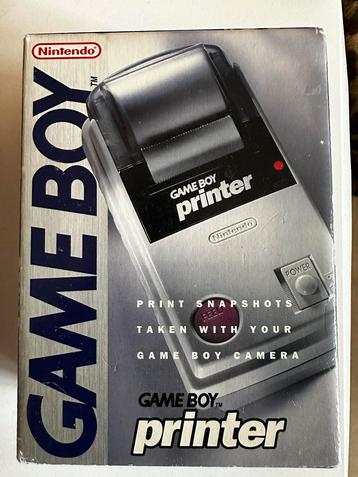 Gameboy printer gesealde orgineel nintentolabel