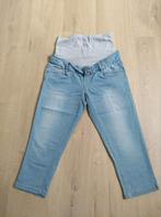 Zwangerschapskledij driekwartbroek Mamalicious maat 27, Comme neuf, Taille 36 (S), Bleu, Pantalon ou Jeans