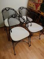 Set van 4 smeedijzeren stoelen - Iron Style
€100 per partij, Ophalen