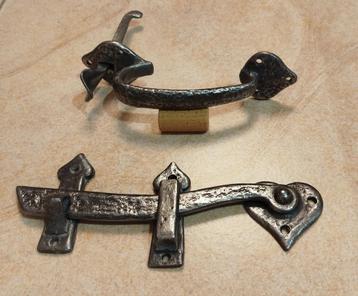 Vintage deurslot, hardware, poortgreep  beschikbaar voor biedingen
