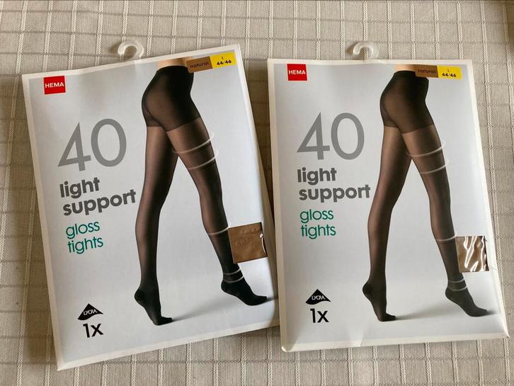 Panty licht ondersteunend HEMA, Kleding | Dames, Leggings, Maillots en Panty's, Nieuw, Panty, Maat 44/46 (L), Bruin, Ophalen