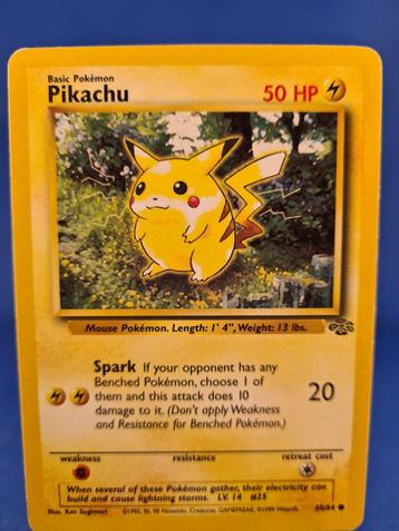 Pikachu 60/64 - Jungle beschikbaar voor biedingen