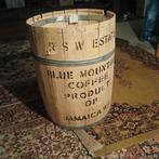 Tonneau à café original en bois bleu mountain, Enlèvement