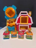 Fisher Price blokken boerderij met licht en geluid, Kinderen en Baby's, Ophalen, Zo goed als nieuw, Met licht