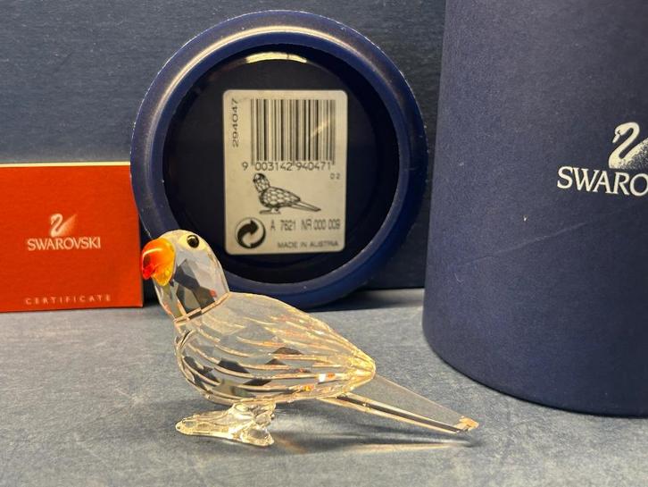 Swarovski Papegaai, Verzamelen, Swarovski, Nieuw, Figuurtje, Ophalen of Verzenden
